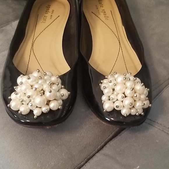 Kate Spade Black Pearl Flats - Picture 4 of 4